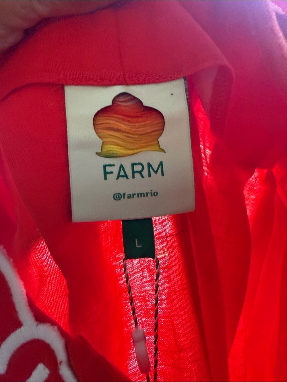 NWT Farm Rio Red Fish Top Maxi Dress - Picture 7 of 9